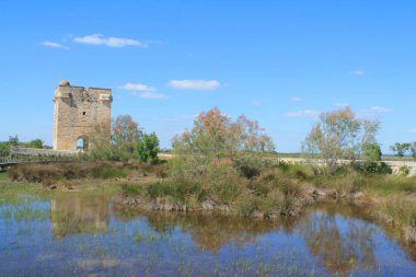Carbonniere Kulesi Camargue, Fransa