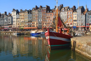 Honfleur, Fransızca Norman şehrin eski liman 