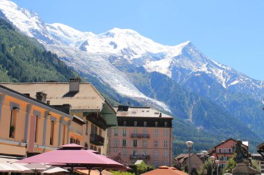 Chamonix Mont Blanc Fransız Alpleri'nde