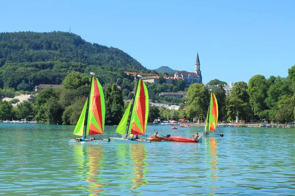 Lago Annecy Veneza Dos Alpes França — Fotografia de Stock