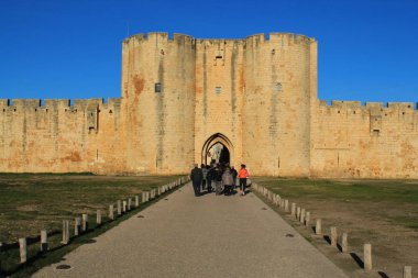 Aigues mortes, Camargue, Fransa Ortaçağ kuleleri