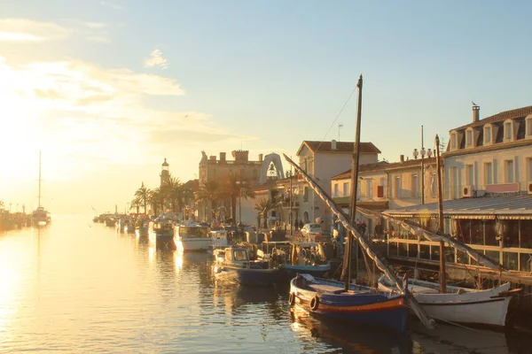 Grau du Roi, occitanie bölge Fransa'nın kıyısında bir tatil