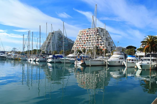 Marina Grande Motte Fransa — Stok fotoğraf