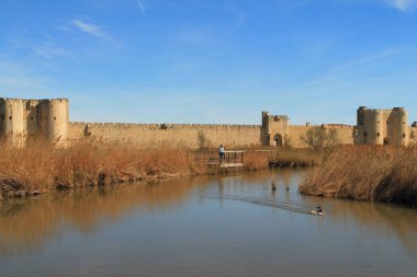 Aigues Mortes Camargue, Fransa 'da