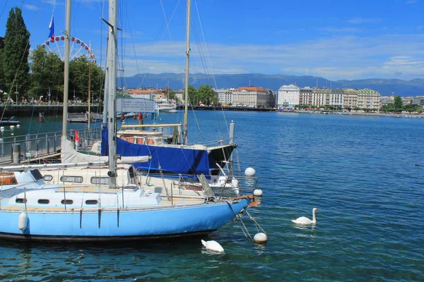 Genebra Lago Suíça — Fotografia de Stock