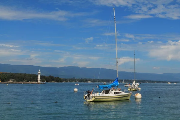 Geneva Lake Switzerland — Stock Photo, Image