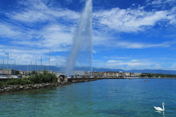 Geneva Lake Switzerland — Stock Photo, Image