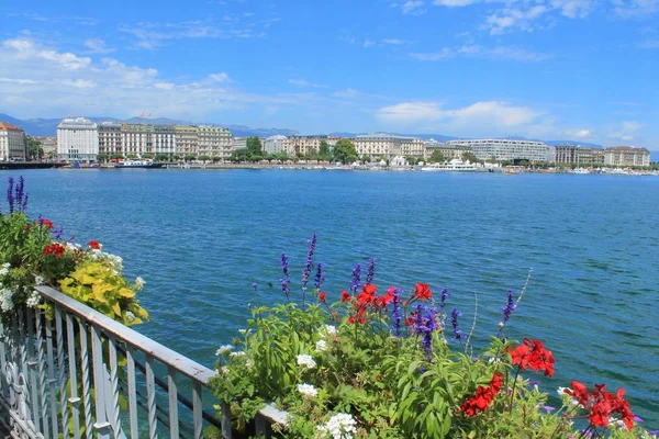 Geneva Lake Switzerland — Stock Photo, Image