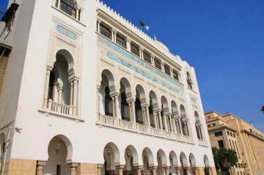 Algiers, Cezayir başkenti şehir içinde mimari tarzı