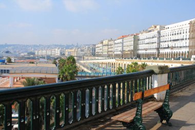 City,of Algiers, capital city of Algeria clipart