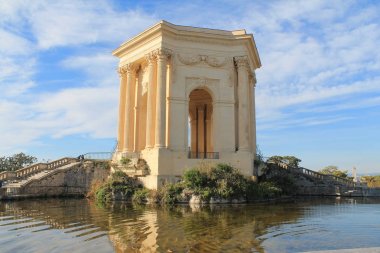 Su kulesinde Peyrou Bahçe, Montpellier, Fransa