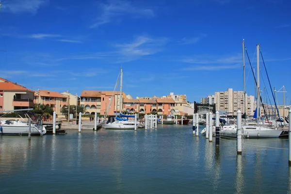 Carnon Plage Seaside Resort South Montpellier — Stock Photo, Image