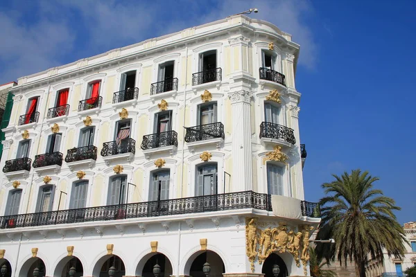 Styl Architektoniczny Algierze Stolicy Miasto Algierii — Zdjęcie stockowe
