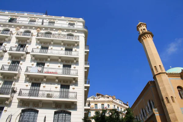 Algiers Cezayir Başkenti Şehir Içinde Mimari Tarzı — Stok fotoğraf