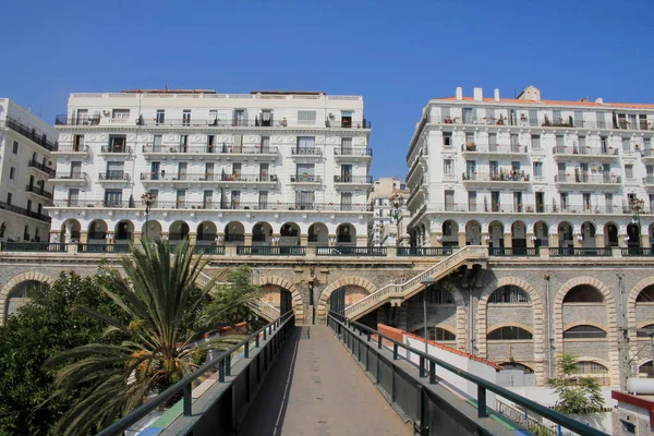 Styl Architektoniczny Algierze Stolicy Miasto Algierii — Zdjęcie stockowe