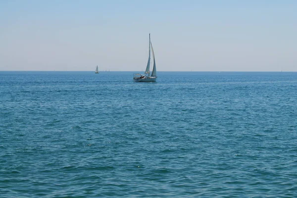 Velero Mar Mediterráneo Francia — Foto de Stock