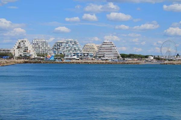 Station Balnéaire Grande Motte Hérault France — Photo