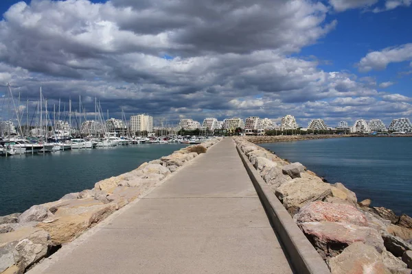 Station Balnéaire Grande Motte Dans Département Hérault France — Photo