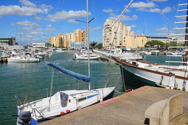 Marina Carnon Egy Tengerparti Üdülőhely Déli Részén Montpellier — Stock Fotó