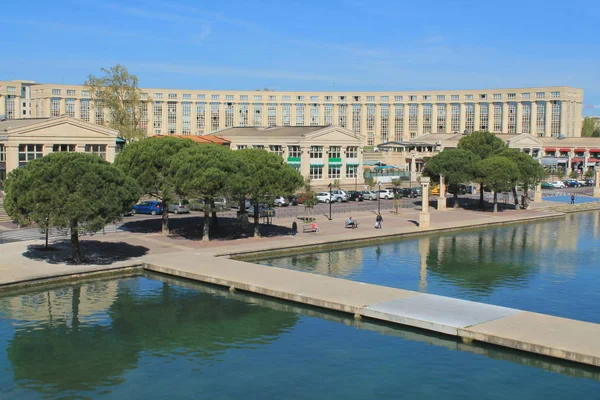 Architekturstil Antigone Montpellier Herault Frankreich — Stockfoto