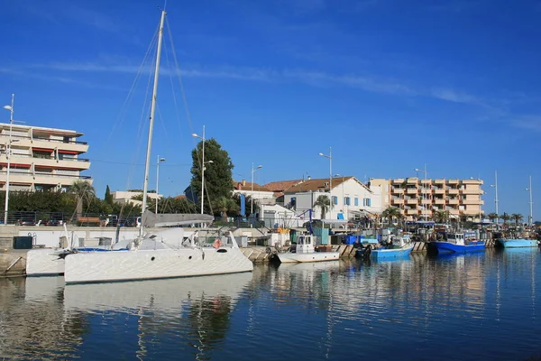 Marina Carnon Badort Södra Montpellier — Stockfoto