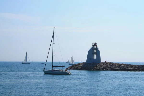 Station Balnéaire Grande Motte Dans Département Hérault France — Photo