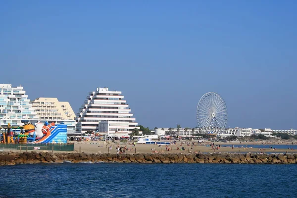 Balneario Grande Motte Departamento Herault Francia — Foto de Stock