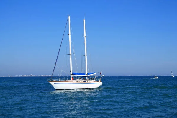 Velero Mar Mediterráneo Francia — Foto de Stock