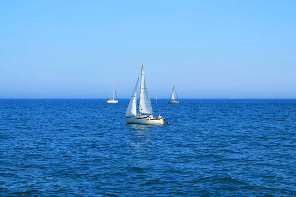 Sail Boat Mediterranean Sea France — Stock Photo, Image