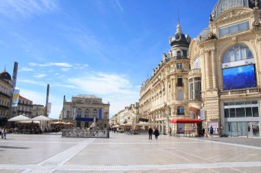 Montpellier, Fransa tarihi merkezi yerde komedi