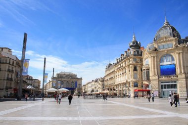 Montpellier, Fransa tarihi merkezi yerde komedi