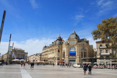 Montpellier, Fransa tarihi merkezi yerde komedi