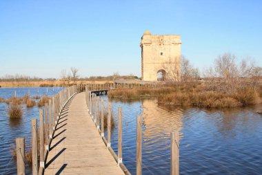Carbonniere Kulesi Camargue, Fransa