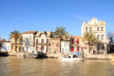  Grau du Roi, occitanie bölge Fransa'nın kıyısında bir sahil beldesi