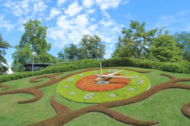 Çiçek saat Cenevre, İsviçre