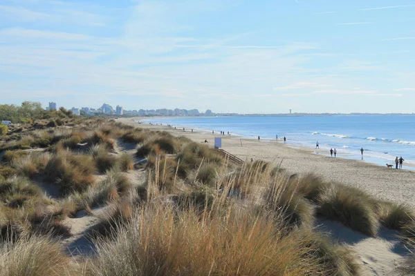 Increíble Playa Arena Región Camargue Sur Francia — Foto de Stock