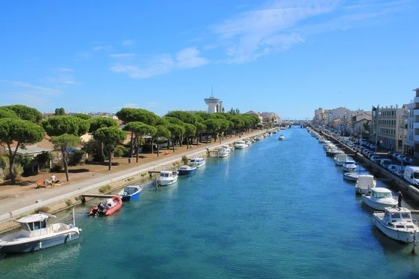 Palavas Les Flots Een Badplaats Het Zuiden Van Montpellier — Stockfoto