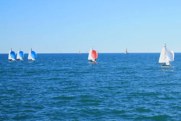 Velero Mar Mediterráneo Francia — Foto de Stock