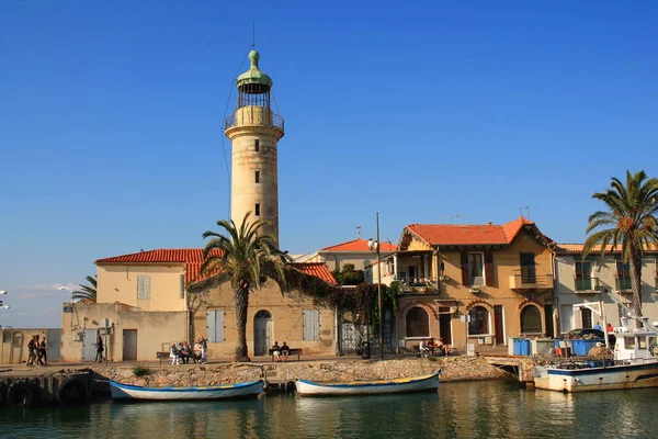 Grau Roi Seaside Resort Coast Occitanie Region France — стоковое фото