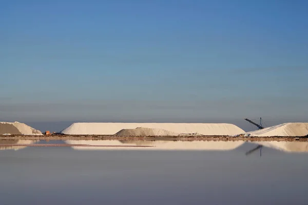 Aigues Mortes Salzwiesen Camargue Frankreich — Stockfoto