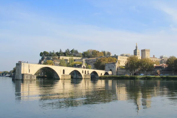Avignon Rhne Nehri Nin Sol Yakasında Vaucluse Bölümü Güneydoğu Fransa — Stok fotoğraf