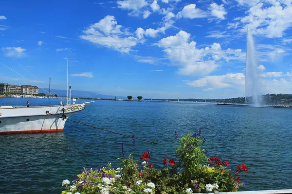 Geneva Lake Switzerland — Stock Photo, Image