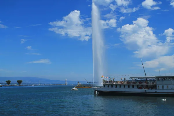 Женева Озеро Швейцария — стоковое фото