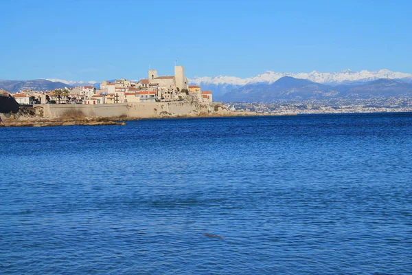 Antigua Ciudad Fortificada Antibes Famoso Museo Picasso Costa Azul Francia —  Fotos de Stock