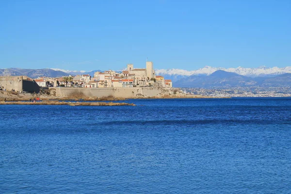 Antigua Ciudad Fortificada Antibes Famoso Museo Picasso Costa Azul Francia —  Fotos de Stock