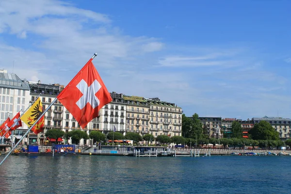 Geneva Lake Switzerland — Stock Photo, Image