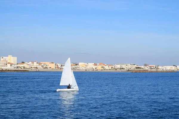 Carnon Plage Una Località Balneare Nel Sud Montpellier — Foto Stock