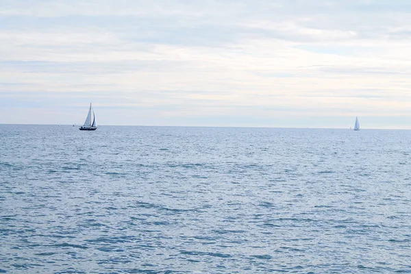 Velero Mar Mediterráneo Francia — Foto de Stock