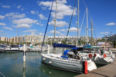 Marina, bir Carnon, Montpellier güneyinde bir sahil beldesi