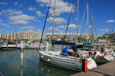 Marina, bir Carnon, Montpellier güneyinde bir sahil beldesi
